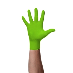 MERCATOR gogrip zielone rękawice nitrylowe L / 1 para